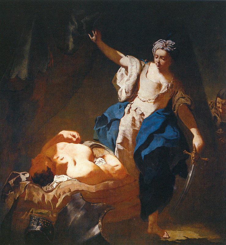 PIAZZETTA, Giovanni Battista Judith and Holofernes oil painting image